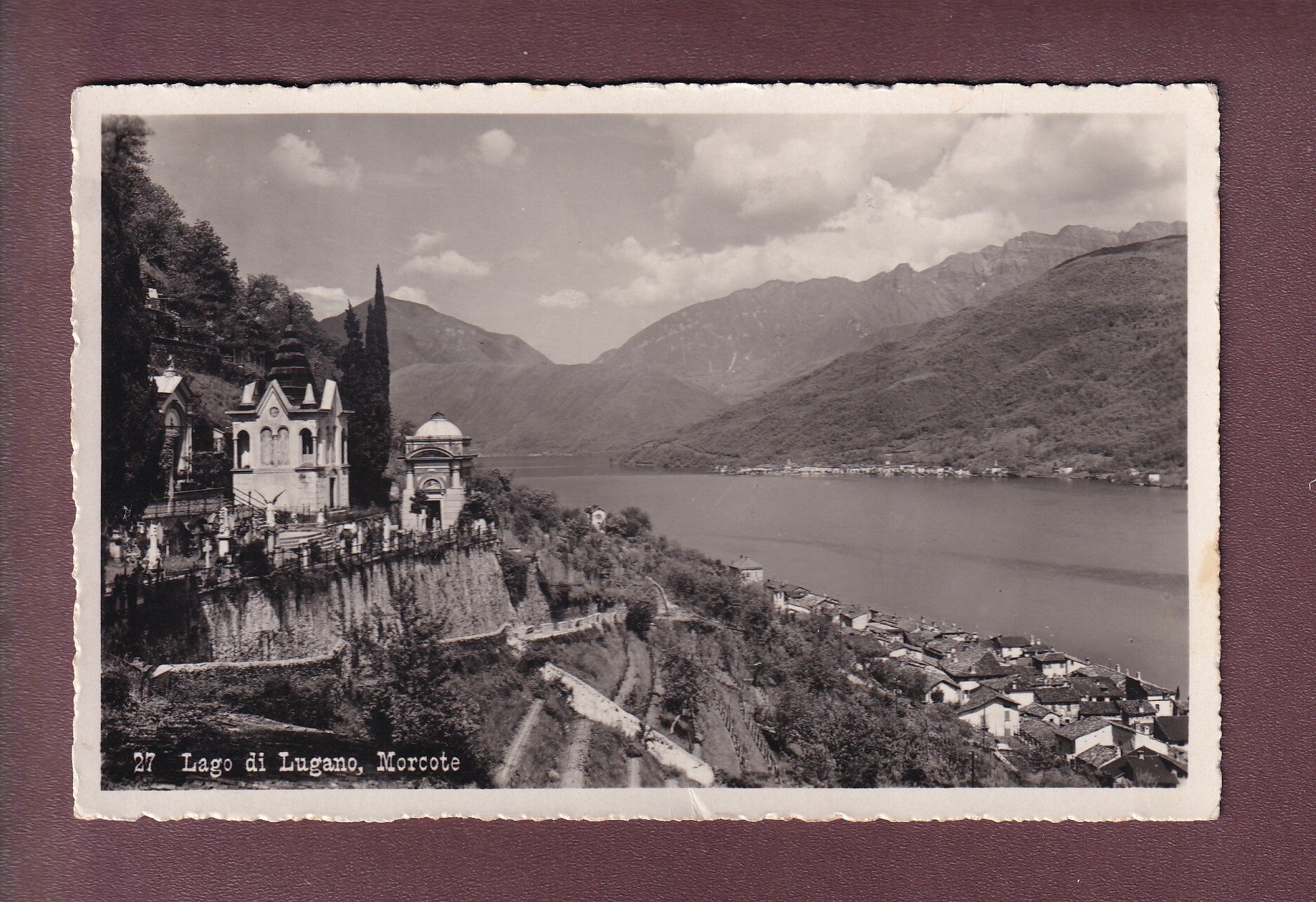 MORCOTE - Lago di Lugano - 1931