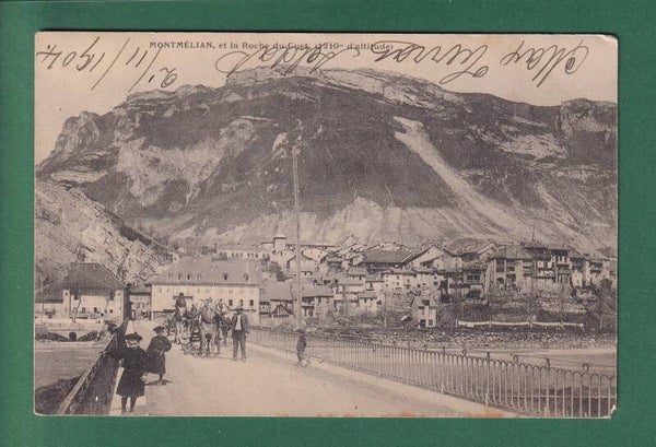MONTMELIAN - Roche du Guet - Attelage - 1904
