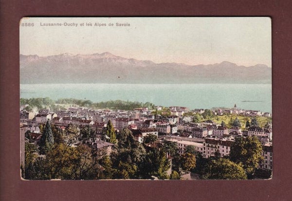LAUSANNE - Vue sur Ouchy