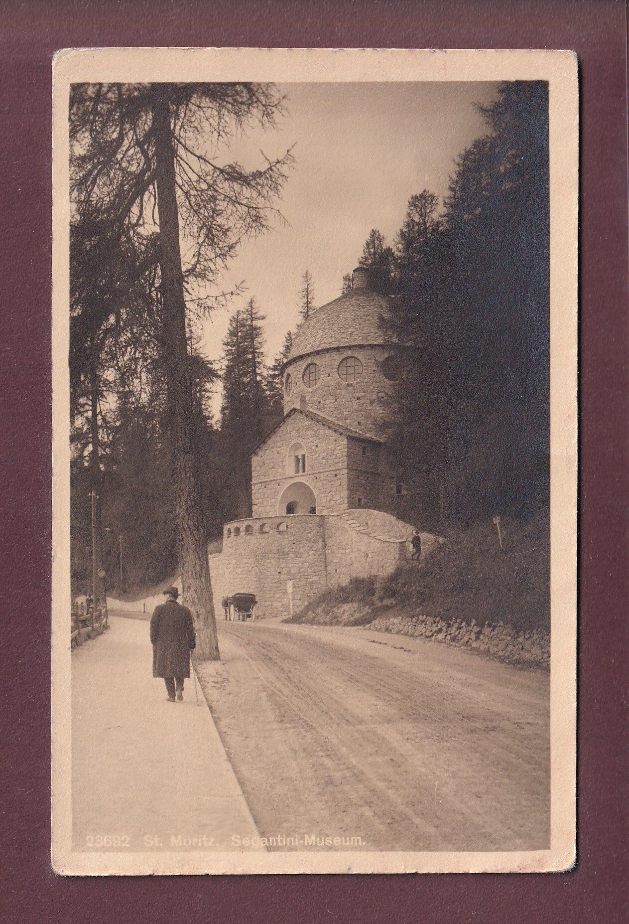 ST. MORITZ - Segantini-Museum - Mann