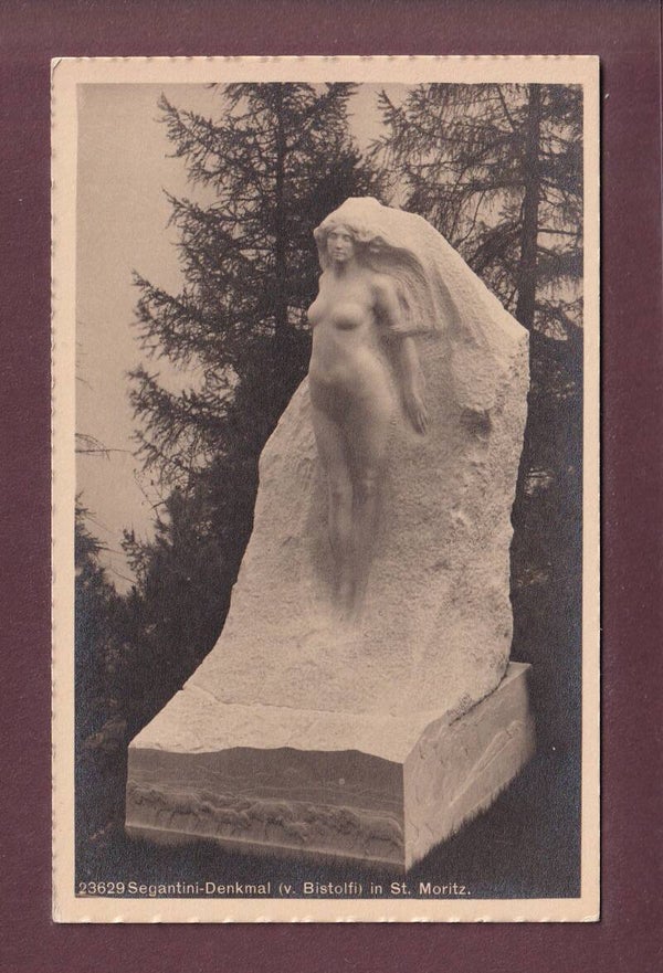 SEGANTINI-Denkmal in St. Moritz