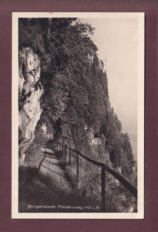BÜRGENSTOCK - Felsenweg