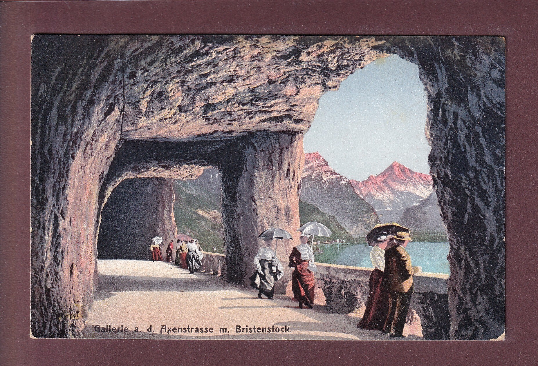 AXENSTRASSE - Leute - Bristenstock - 1909