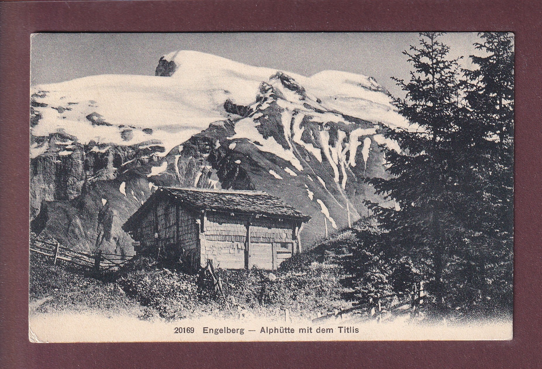 Engelberg - ALPHÜTTE mit Titlis - 1911