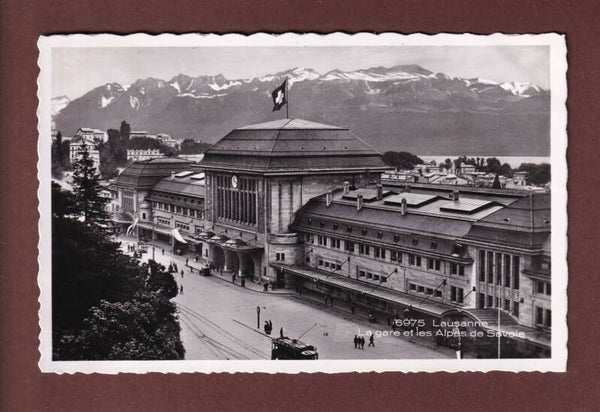 LAUSANNE - La Gare - 1943
