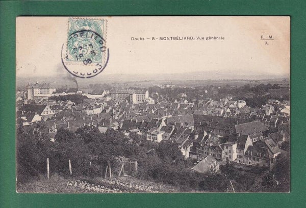 MONTBELIARD - Vue générale - 1906