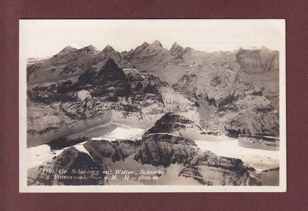 Fliegeraufnahme - GROSSE SCHEIDEGG - 1928