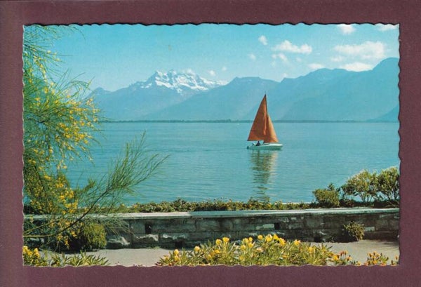 LAC LEMAN - Dents du Midi - 1976