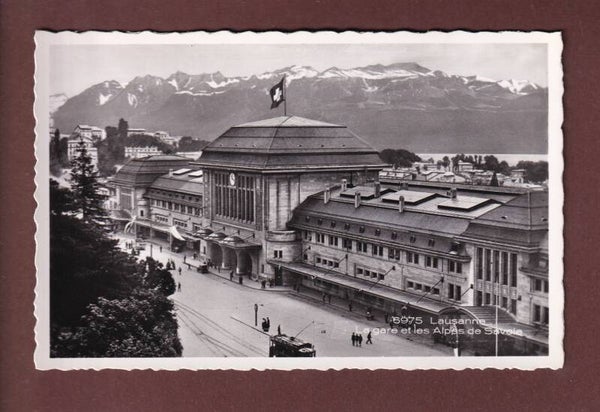LAUSANNE - La Gare - 1943