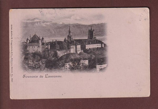 LAUSANNE - Château et Cathédrale - 1900