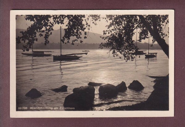 ZÜRICH - Zürichhorn - Abendstimmung - 1925