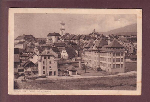 DELEMONT - Vue générale - 1919 Feldpost