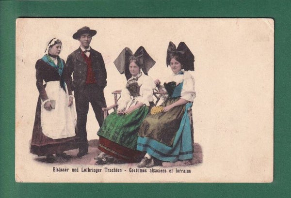 Costumes ALSACE et LORRAINE // dos blessé //