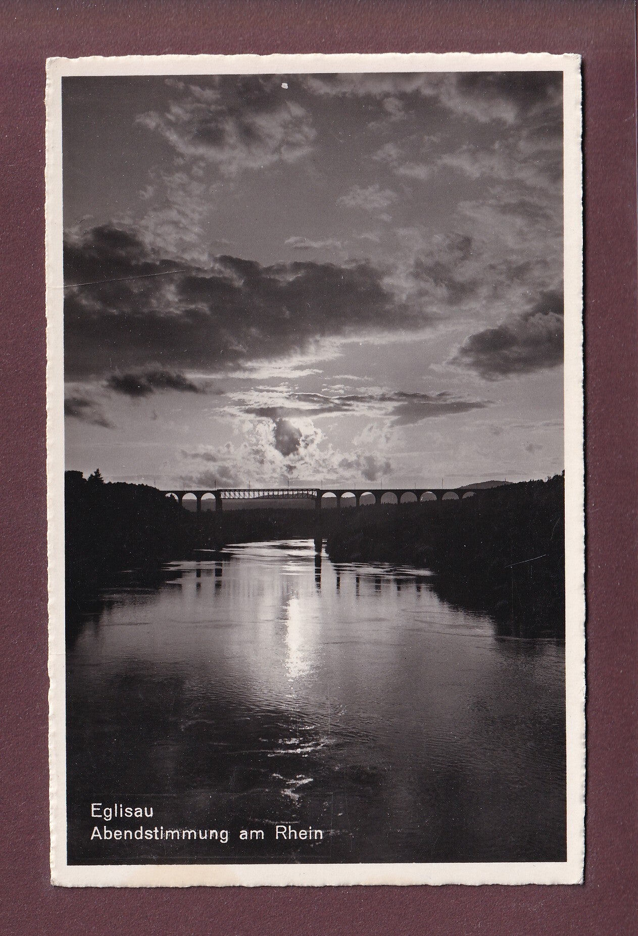 EGLISAU - Abendstimmung - 1954