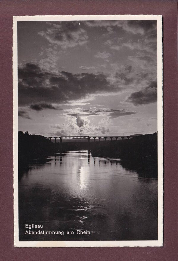 EGLISAU - Abendstimmung - 1954