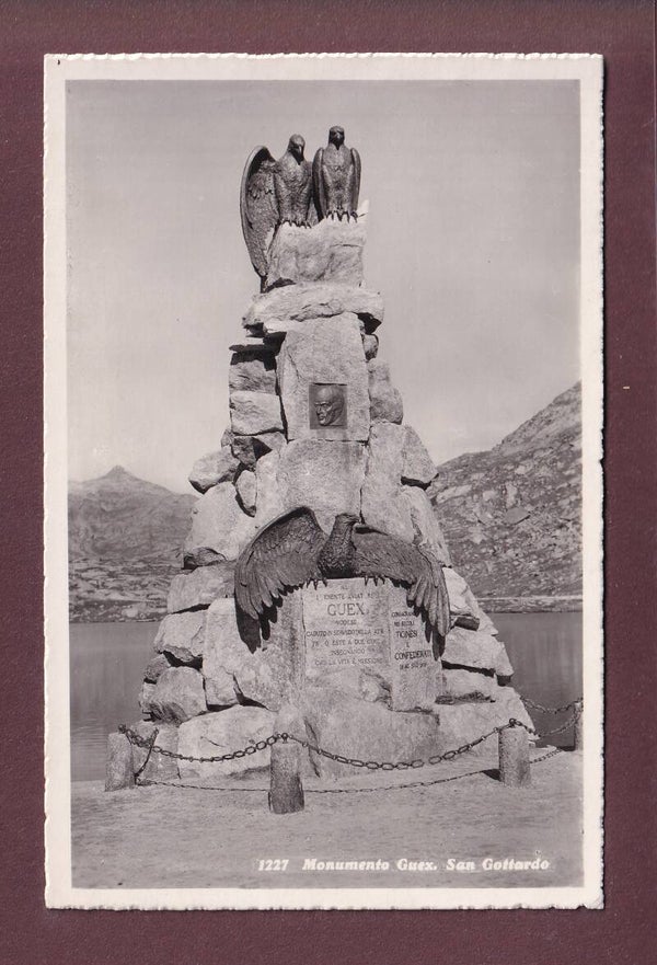 SAN GOTTARDO - Monumento Guex - 1947