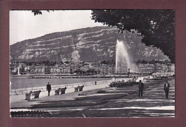 GENEVE - Jet d'eau - Salève