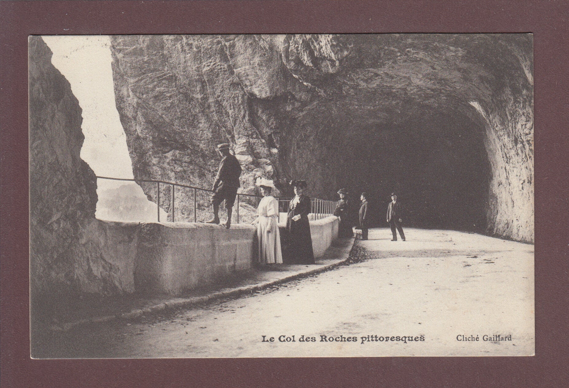 COL DES ROCHES - Animation - 1910