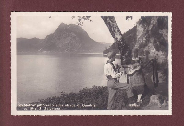 Motivo pittoresco sulla Stada di GANDRIA - 1925