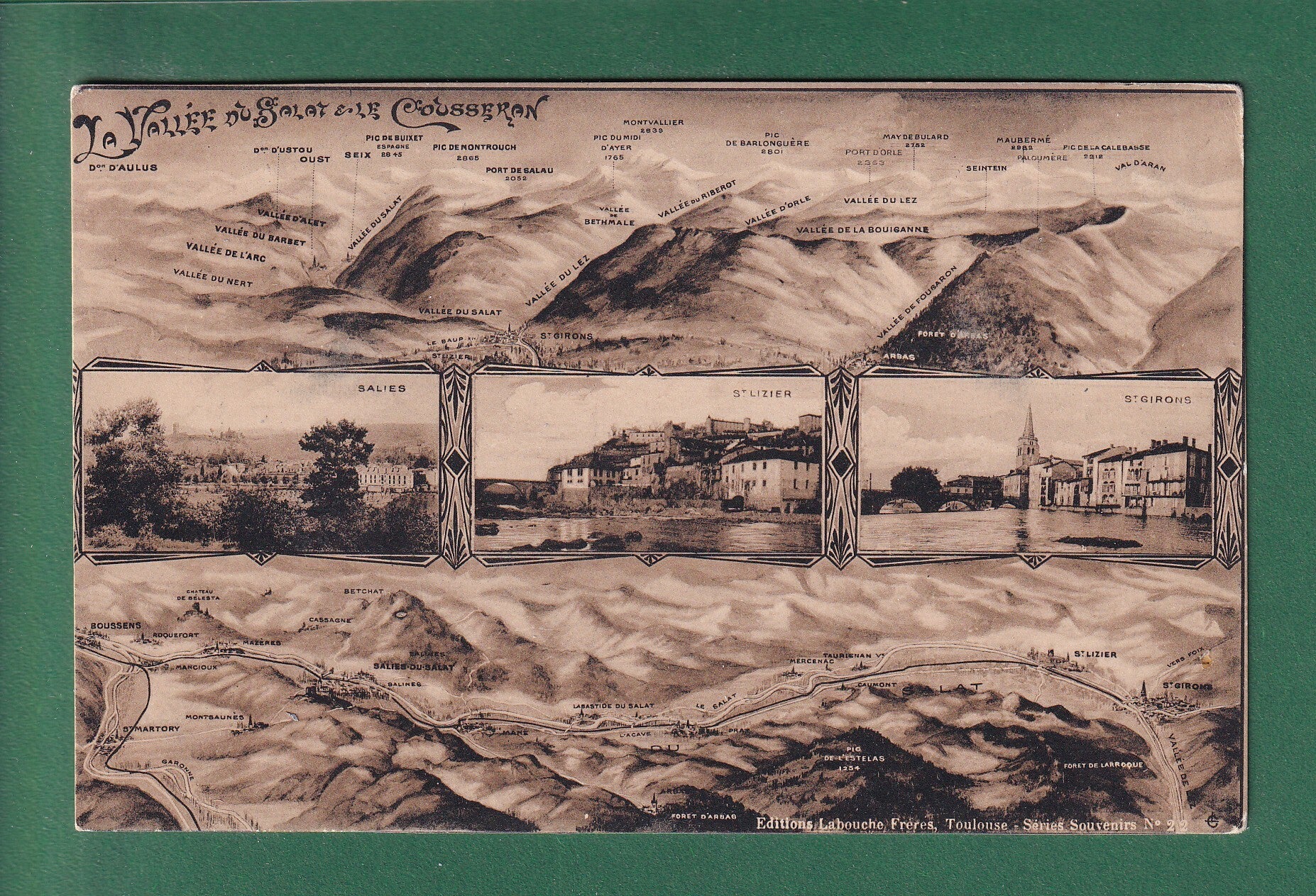 LA VALLEE DU SALAT et LE COUSSERAN - 1907