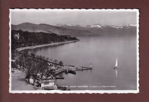 LAUSANNE - Quai d'Ouchy - 1943