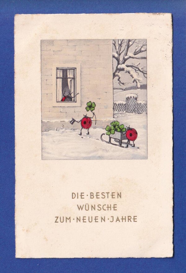 NEUJAHR - Marienkäfer - 1939