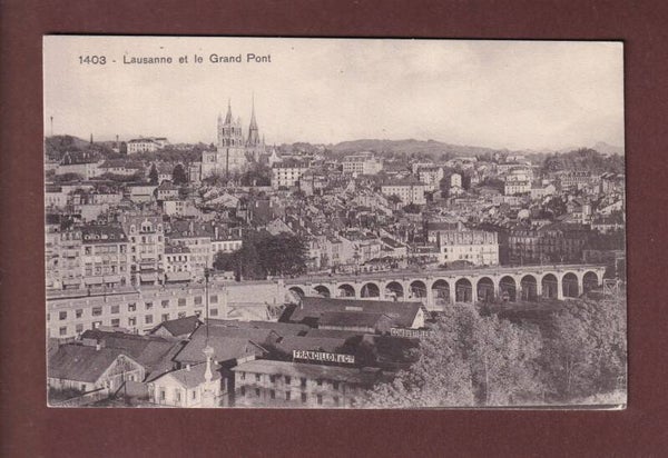 LAUSANNE - Flon et Grand Pont