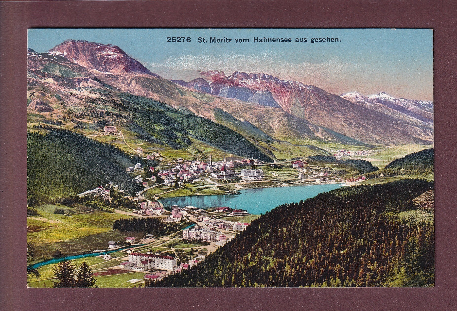 ST. MORITZ vom Hahnensee aus