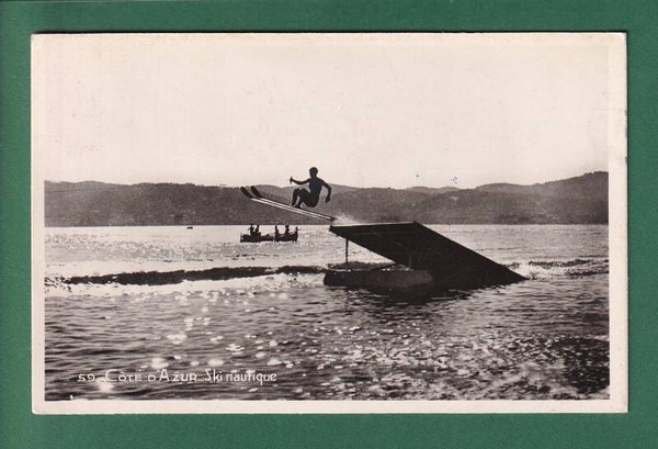 Côte d'Azur - SAUT A SKI NAUTIQUE - 1949