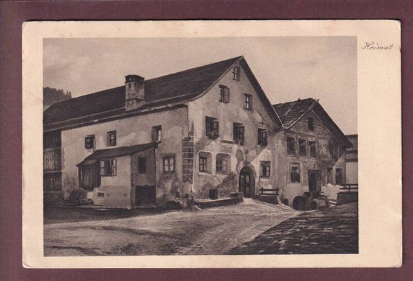 GRAUBÜNDEN - Heimat - 1924 Bahnpost
