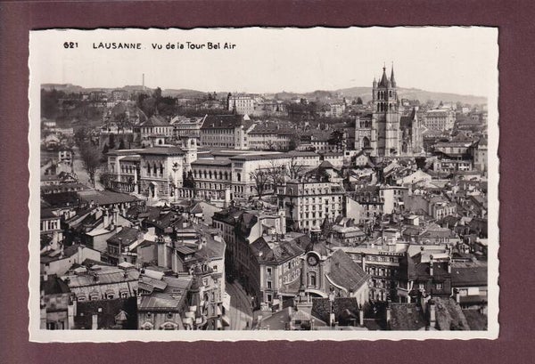 LAUSANNE vu de la Tour Bel Air - 1933