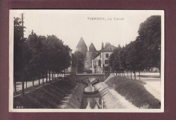 YVERDON - Le Canal - 1930