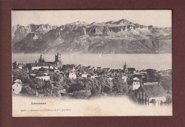 LAUSANNE et les Alpes - 1905