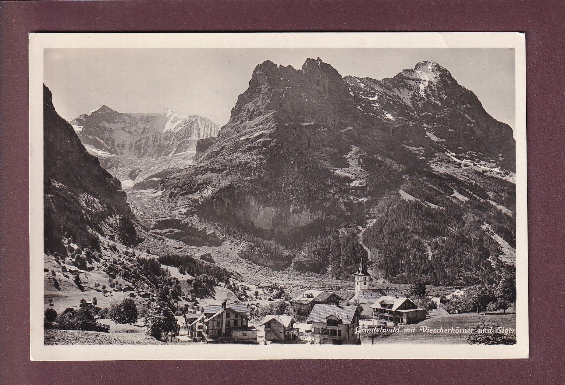 GRINDELWALD - Viescherhörner - Eiger - 1936