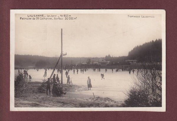 LAUSANNE - Le Jorat - Patinoire de Ste Catherine - 1927