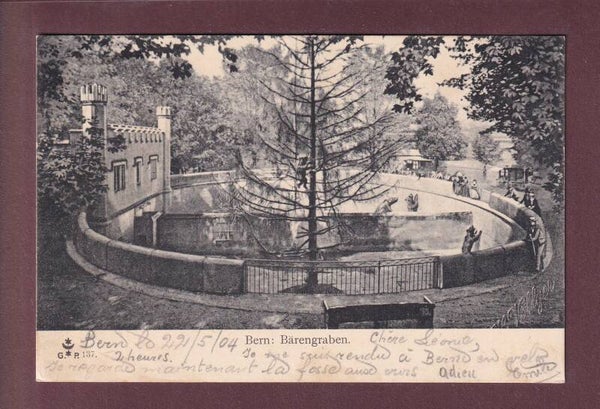 BERN - Bärengraben - 1904