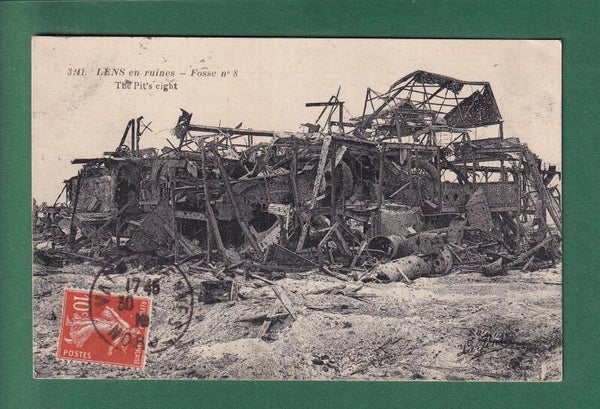 LENS en ruines - Guerre - 1919