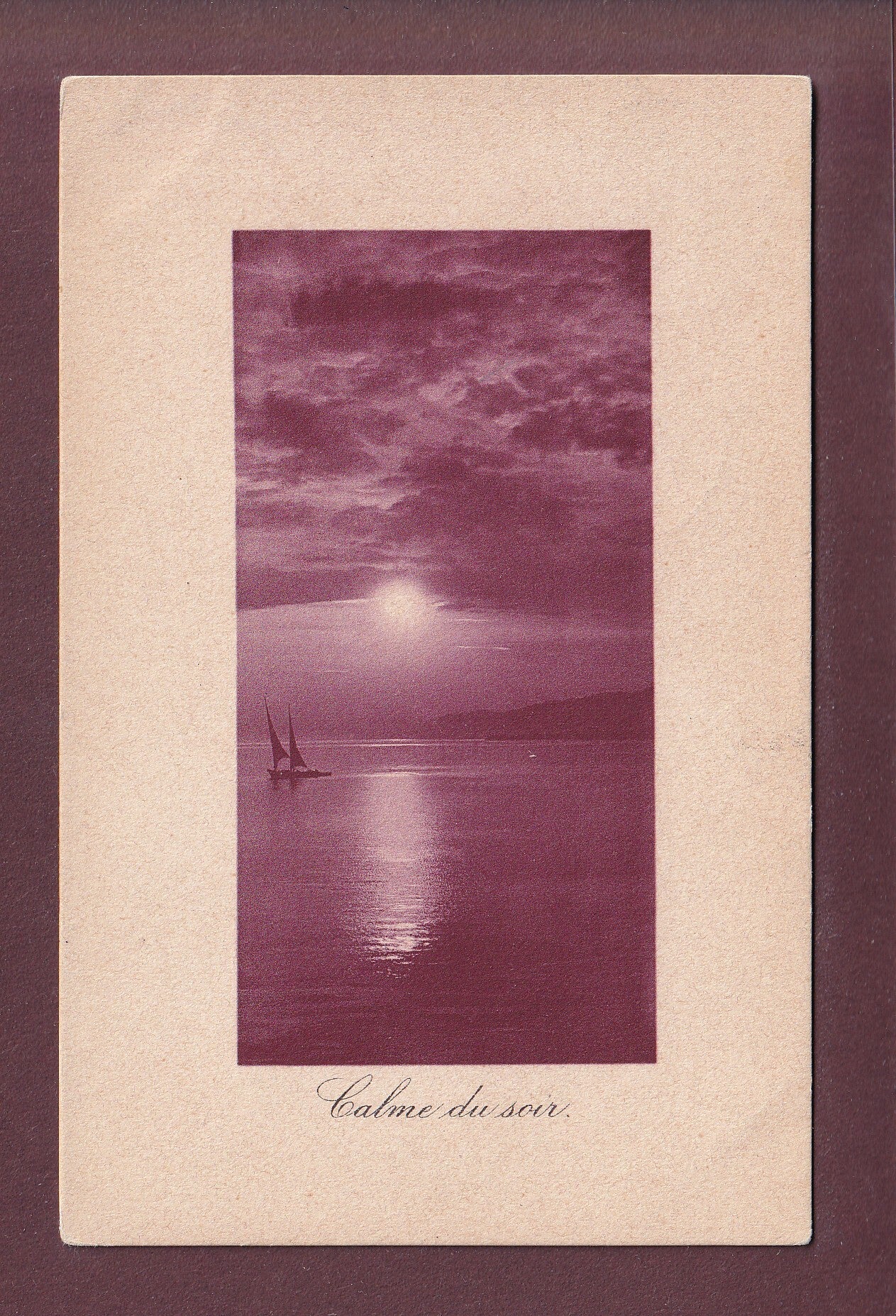 BARQUE DU LEMAN - 1908