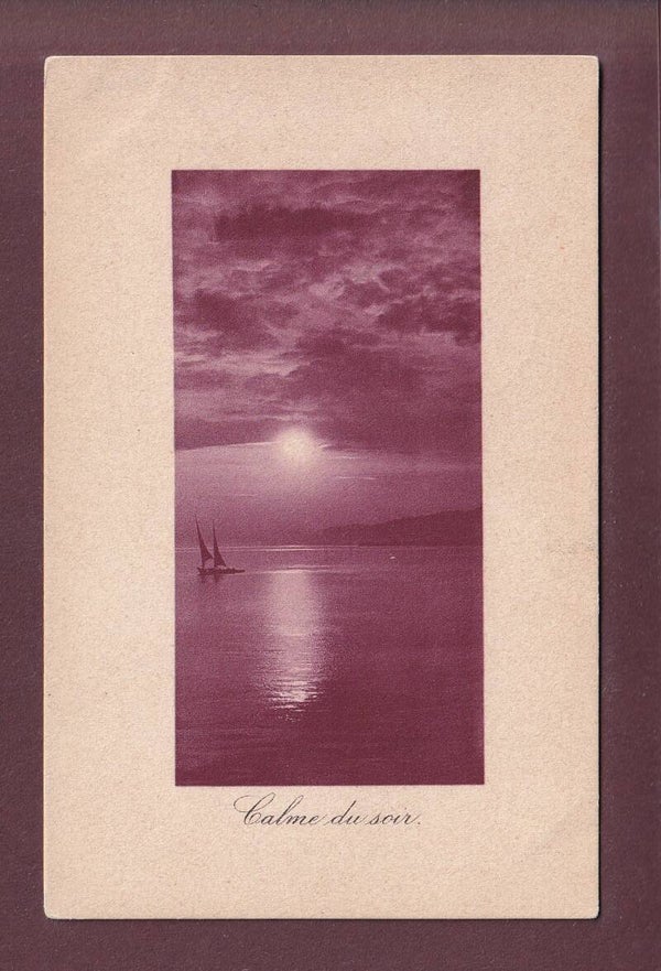 BARQUE DU LEMAN - 1908