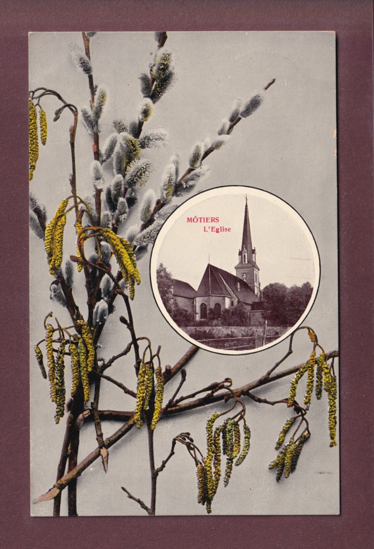 MÔTIERS - Eglise - 1912