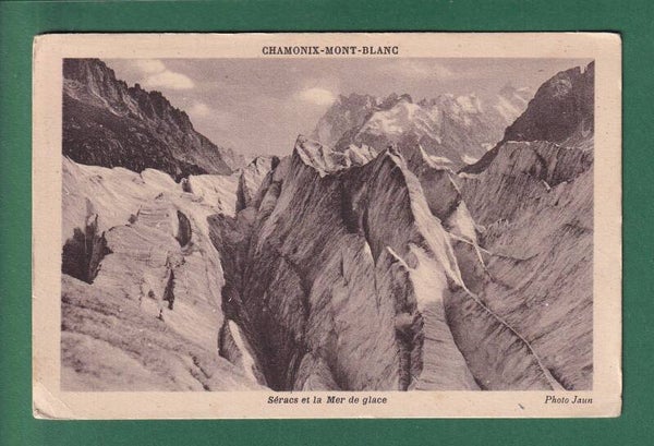 Chamonix - Séracs à la MER DE GLACE - 1931