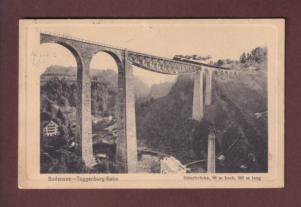 ST. GALLEN - Sitterbrücke // Eckbug //