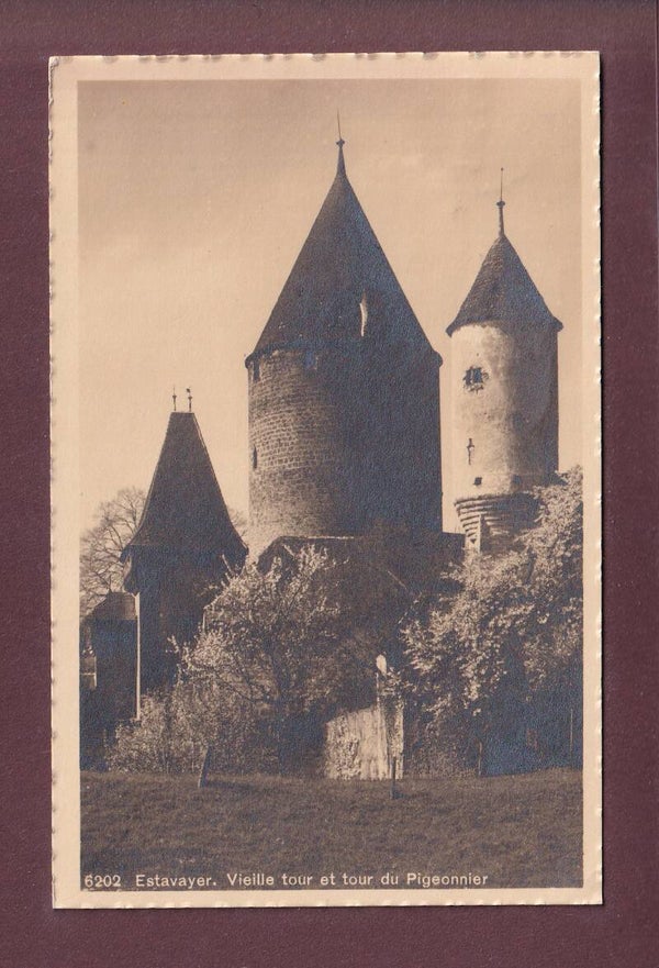 ESTAVAYER - Tour du Château - 1905