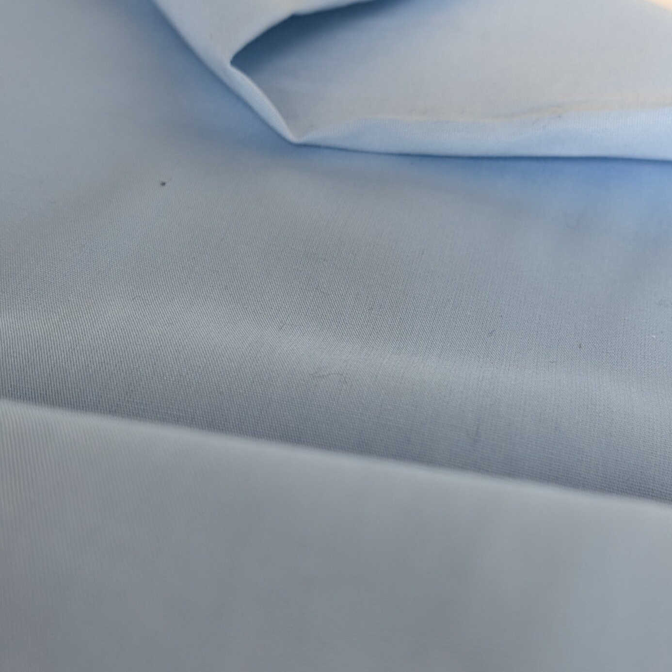 Baumwoll-Poplin, uni – Hellblau (Meterware)