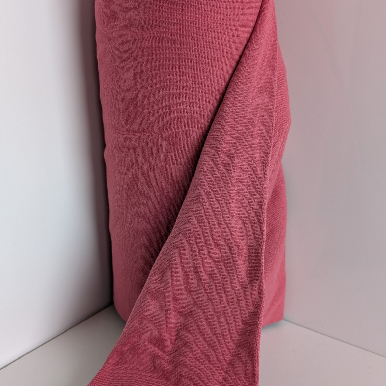 Bündchenstoff, rundgestrickt – Beere (Meterware)