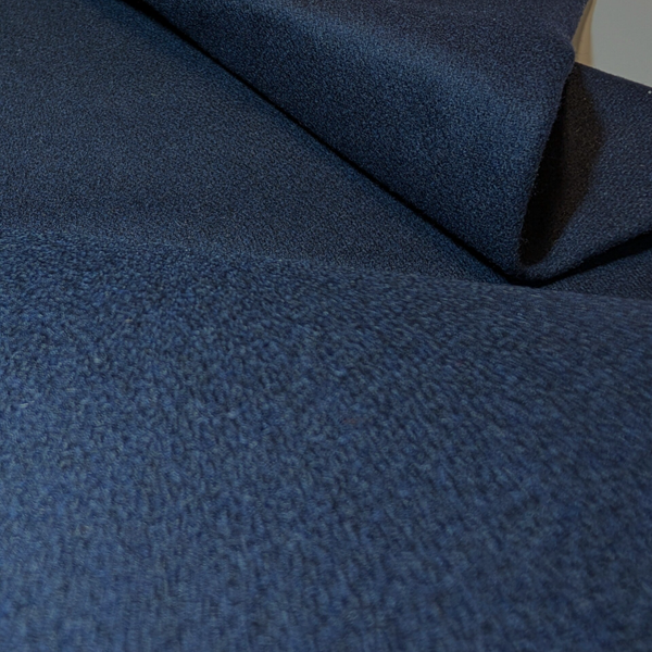 Mantelstoff, Wolle, 360 g/m², navy-blau, Meterware