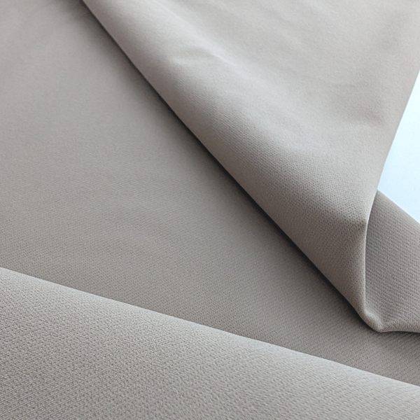 Stretch-Stoff, taupe, Meterware