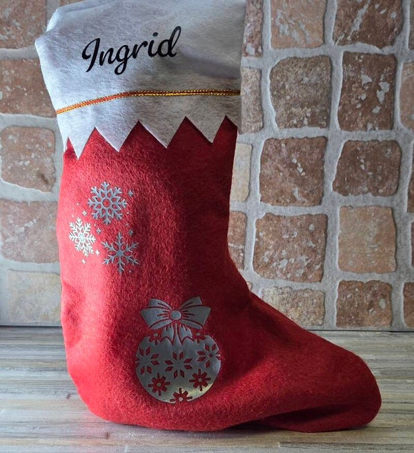 Weihnachtsmütze / Stiefel personalisiert