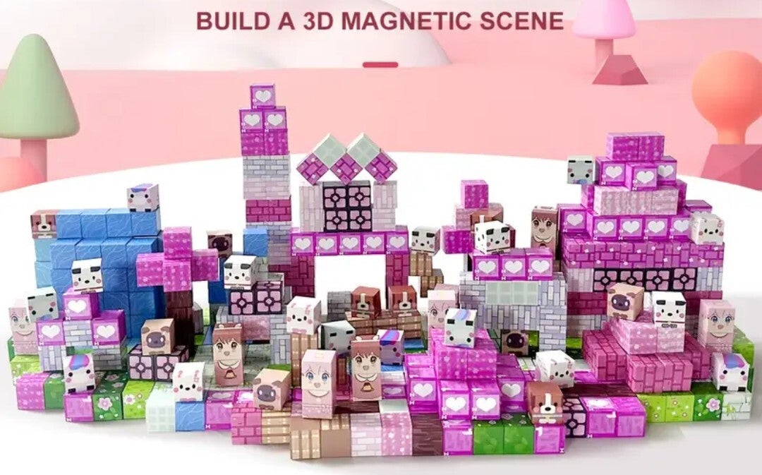 STEM magnetic building cubes