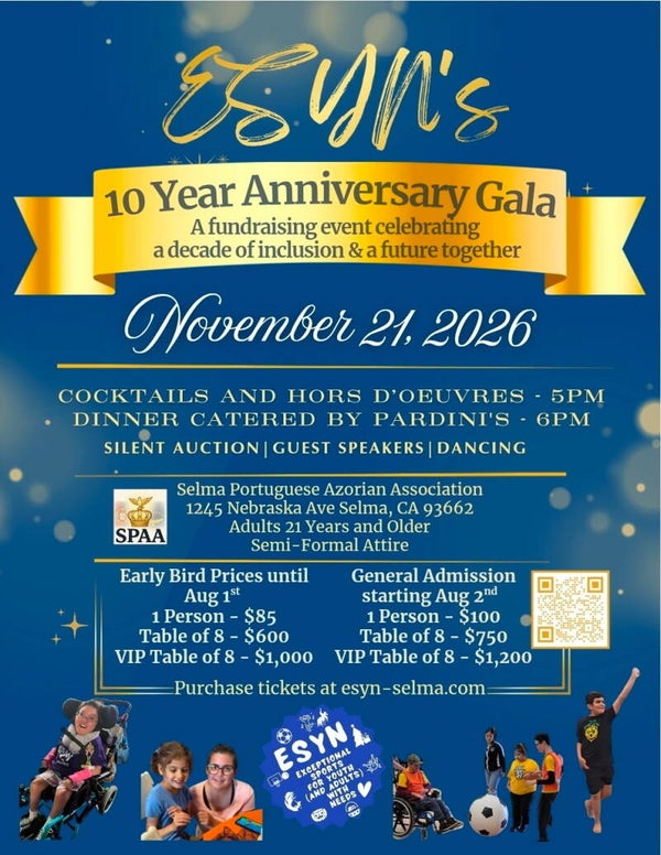 Early Bird Ticket for 10th Anniversary Gala